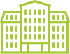 Commercial building graphic icon